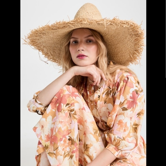 Gigi Burris Ete Straw Hat in Natural MSRP $398 - Picture 7 of 15